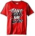 Under Armour Boys' Can't Hold Me Back T-Shirt, Risk Red (600)/Black, Youth Small