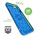 BodyGuardz - Shock Case for iPhone 6/6S, TPU Case with Impact-Absorbing Technology (Blue)