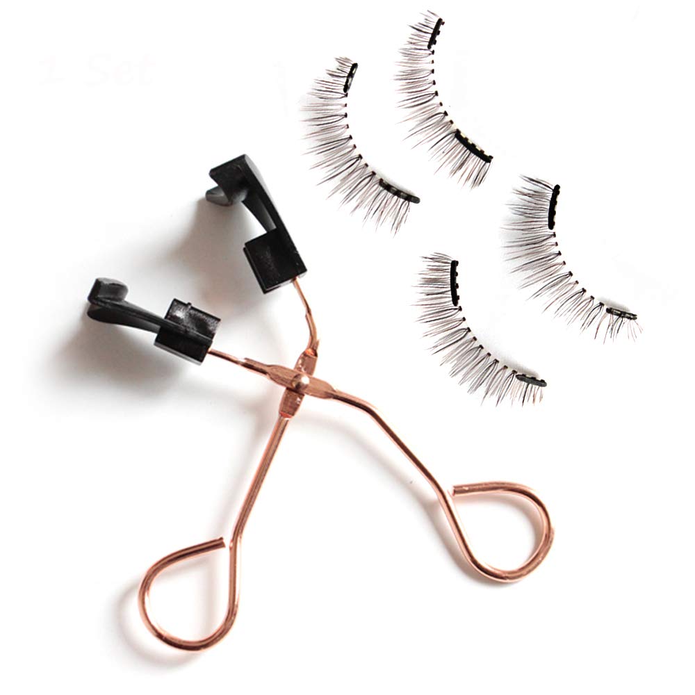 Eyelashes Clip and False Lashes Set, Gluefree