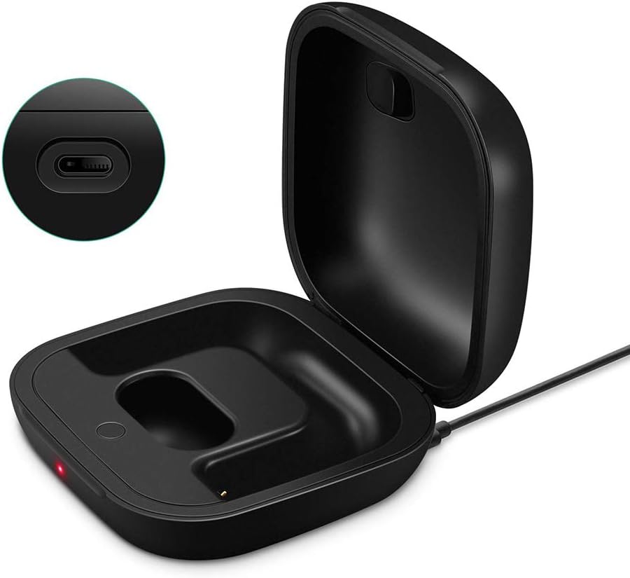 Replacement Charging Case Compatible with Powerbeats Pro with Bluetooth Pairing Sync Button (Not Include Power Beats Earbuds), Large Capacity