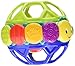 Bright Starts Flexi Ball Caterpillar Easy-Grasp Rattle Toy, Newborn and up
