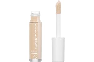 e.l.f. Hydrating Camo Concealer, Covers Blemishes & Under-Eye Circles, Full-Coverage & Delivers A Satin Finish, Vegan & Cruelty-Free, Light Ivory