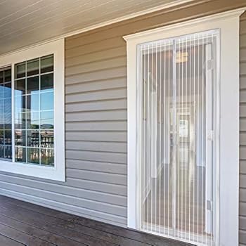 Titan mall Magnetic Screen Door with Durable Polyester Mesh Curtain Fits Door Full Frame Seal Loop Fits Door Size up to 39