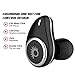 PunkBuds True Wireless Earbuds, Mini Bluetooth Headphones W/Charging Case & Built-In Noise Cancelling Mic for iPhone and Android|Great for Running & Sport|Small, Discreet & Secure[Black]