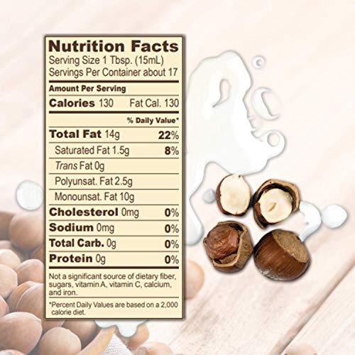 ROLAND FOODS ROASTED HAZELNUT OIL, 8.5 OUNCE