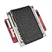 Money Clip, INJOYLIFE Genuine Leather Strong Magnetic Money Clip Front Pocket Wallet Minimalist Business Credit Card Holder for Mens (Black)