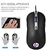 Gaming Mouse,USB Wired Ergonomic Optical Gaming Mice with 4000 DPI Sensor, 5 Adjustable Levels,6 Buttons and Multi-Color LED backlights for Laptop,PC, Desktop, MacBook,Chromebook,Notebook