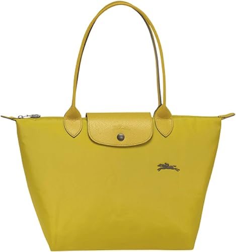 longchamp yellow tote bag