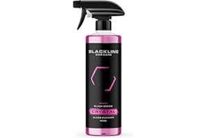 Blackline Best Glass Cleaner - Works on Glass, Windows, Mirrors & Navigation Screens. Tint Safe Window Cleaner for Car - 16 fl oz bottle, Streak Free Spray
