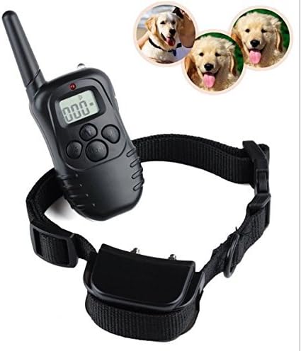 DIGOU 330 yd Dog Training Collar with Remote Rechargeable and Waterproof E-collar Pet Bark Trainer with Beep Vibration Electric Shock Collar for Dogs