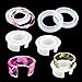 WeiMeet 6 Pieces Larger Resin Casting Molds Bracelet Casting Molds Bangle Mold C Font Bracelet Mold Open Cuff Casting Molds for Jewelry Making