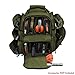 Backpack + Range Bag with Large Padded Deluxe Tactical Divider and 9 Clip Mag Holder