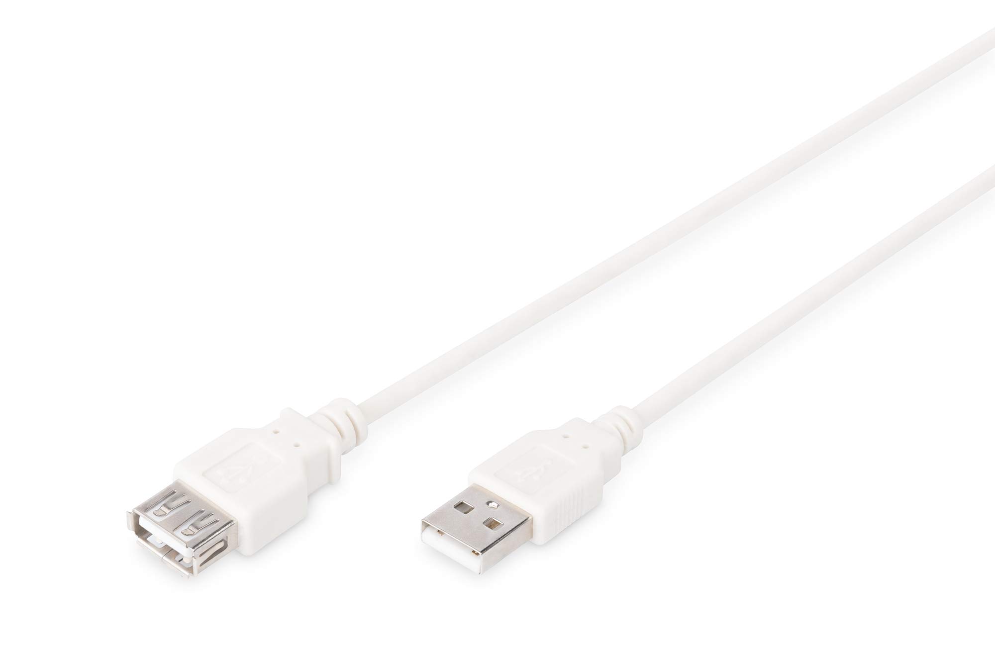 DIGITUS 1.8m Length USB 2.0 A Male - A Female Extension Cable - Beige