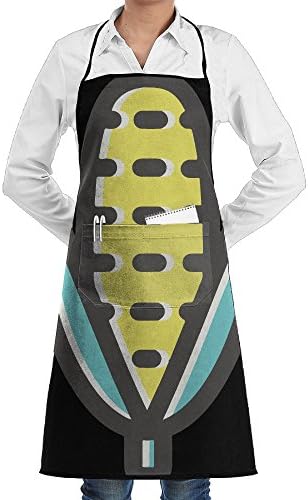 Novelty Corn Cereal Kitchen Chef Apron With Big Pockets - Chef Apron For Cooking,Baking,Crafting,Gardening And BBQ