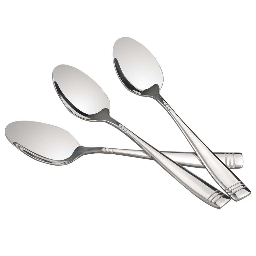 Dynko Stainless Steel Dinner Spoons, Set of 12