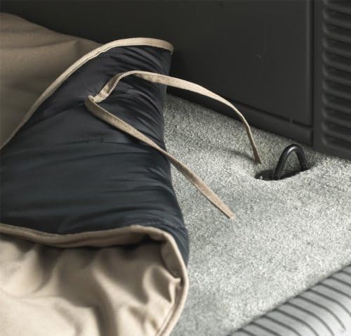 Canine Covers Custom Fit Cargo Area Liner for Select Nissan Xterra Models - Polycotton (Light Grey with Paws Print)