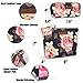 Valoin NiceEbag Large Makeup Bag Small Cosmetic Pouch for Purse Handy Floral Makeup Bags Set Cute Travel Toiletry Organizer for…