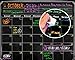 Allan-K Products Monthly Dry Erase Board, Magnetic 16 x 12, Black