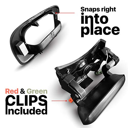 Tailgate Handle Latch and Bezel Trim with Tailgate Latch Clips Fits