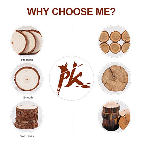 5 5ARTH+Natural+Wood+Slices+Unfinished