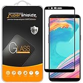 Supershieldz (2 Pack) Designed for OnePlus 5T Tempered Glass Screen Protector, (Full Screen Coverage) Anti Scratch, Bubble Free (Black)