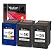 Valuetoner Remanufactured Ink Cartridge Replacement for HP 56 & 57 C9321BN C6656AN C6657AN for Deskjet 5850 5650 5150, Photosmart 7150 7260 7350 7960, PSC 2510 Printer (2 Black, 1 Tri-Color, 3 Pack)
