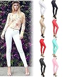 Enimay Women's Colored Jean Look Jeggings Tights Spandex Leggings Yoga Pants