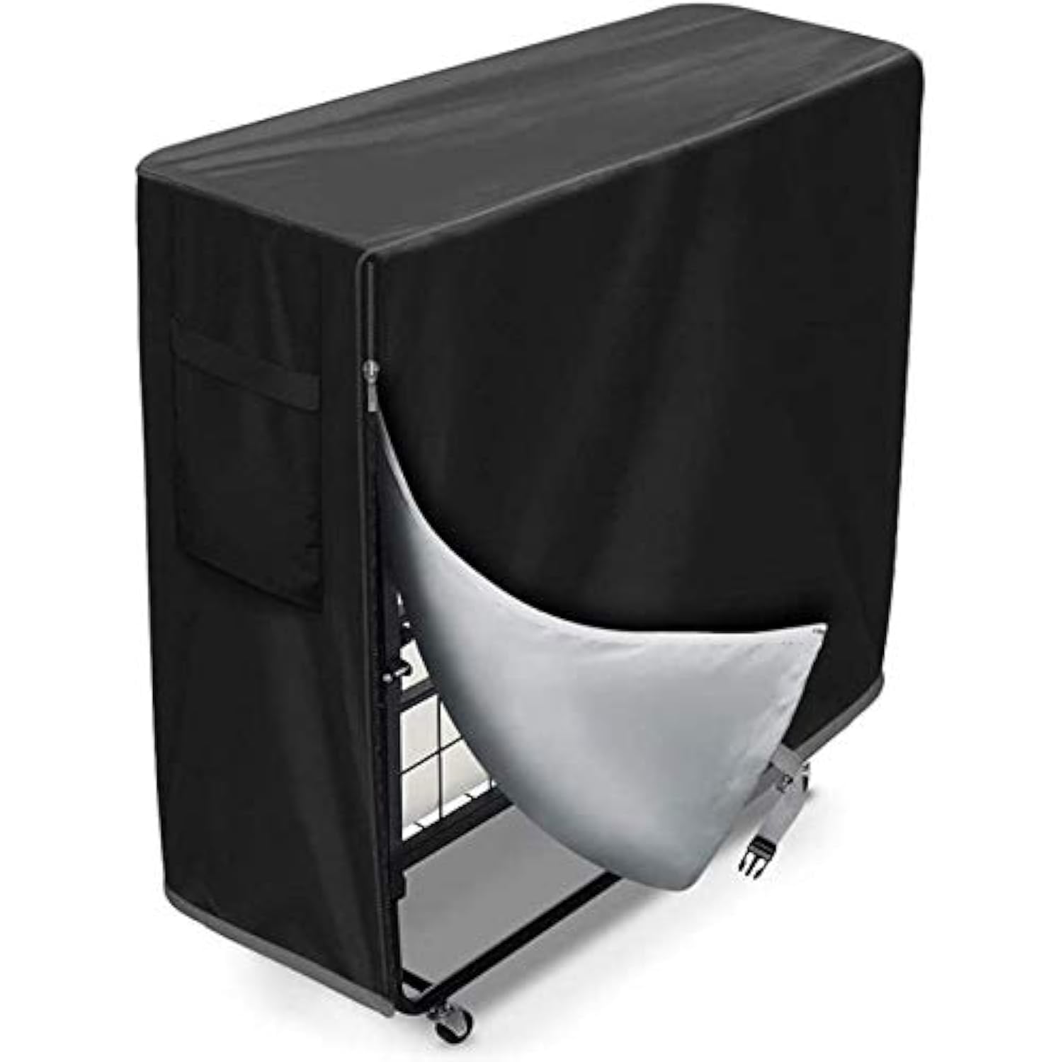 UCARE Folding Bed Dust Proof Storage Bag for Indoor and Outdoor Multifunctional Beds Protection 38.9 * 14.9 * 44.9in (Black)