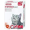 Beaphar | FIPROtec Spot-On for Cats | Kills Fleas & Ticks | Vet Strength Treatment | 6 Pipettes