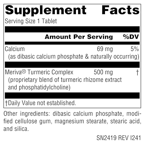 Source Naturals Turmeric with Meriva, for Healthy Inflammatory Response*, 500mg - 30 Tablets