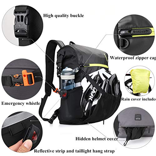 Huntvp 24L Bike Pannier Bag Backpack Multifunctional Bicycle Bag