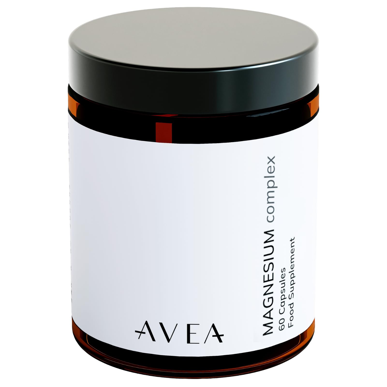 AVEA Magnesium Komplex Kapseln 3-in-1 (300mg) – Mit Magnesium Bisglycinat, Magnesium Malat & Citrat – Für Energielevel, Reduzierung von Müdigkeit & Erschöpfung sowie Muskel- & Nervenfunktion
