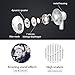 Personalized Apple Style Earpods,Langsdom F9 Headphones Powerful Bass Remote Control with Microphone for iPhone, iPad, Samsung, Android,MP3 & MP4 Players (White)