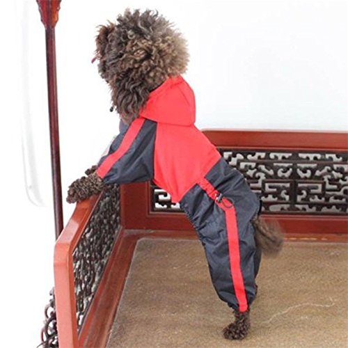 HuiSiFang Dog Coat Jacket Large Waterproof Puppy Dog Raincoat