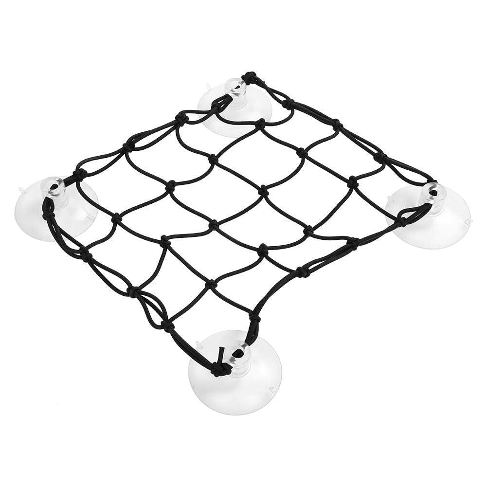 Nylon Rope Mesh Net Paddleboard Mesh Deck Storage Cargo Net Suction Cup Storage Net Paddleboard Deck Bag for Life Vest