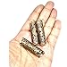Masai 3pcs. Light Weight Dreadlock Beads Loc Jewelry Hair Accessories (Jata Bronze) 4 cm long
