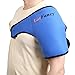 LotFancy Reusable Hot Cold Gel Pack Wrap for Shoulder, Soft Comfortable Heating/Cooling Therapy for Sprains/Muscle Joint Pain/Arthritis/Bruises, FDA Approved (M Size 8.8X5 Inches)