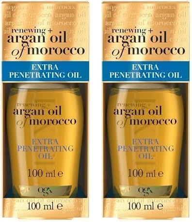 OGX Argan Oil of Morocco Hair Oil Extra Penetrating 100 ml Pack of 2
