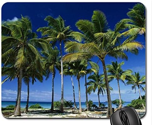 Vina Coconut Palms Taunga Island Mouse Pad (Beaches Mouse Pad)