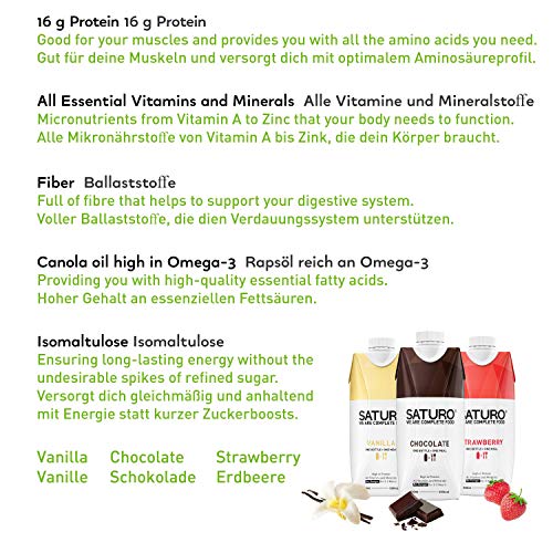 Mahlzeitersatz-Vegan-Saturo-Diaet-Shakes-Glutenfrei-Vegan-Probierpaket-24-x-330-ml-Schokolade-Erdbeere-Vanille Mahlzeitersatz-Vegan-Saturo-Diaet-Shakes-Glutenfrei-Vegan-Probierpaket-24-x-330-ml-Schokolade-Erdbeere-Vanille