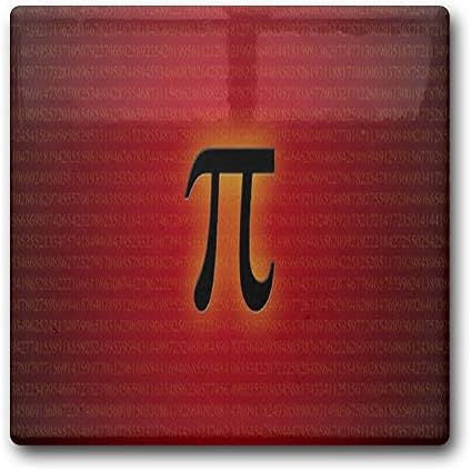 Linpark Pi Day 3.14 Square Drink Coaster Holder Cup Mats Ceramics 11cm
