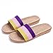 Unisex Four Season Flax Beach Anti Slip Sandals Waterproof Skidproof Slides Shoes Indoor Flat House Slippers