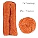 Mayloss 28 Pcs Human Hair Extensions with Top Closure Unprocessed Brazilian Curly Short Virgin Hair Weave Wavy (3