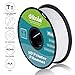 PLA 3D Printer Filament Neatly Rolled 2.2 lbs (1KG)- 1.75mm Pla Filament, Dimensional Accuracy +/- 0.03 mm, White