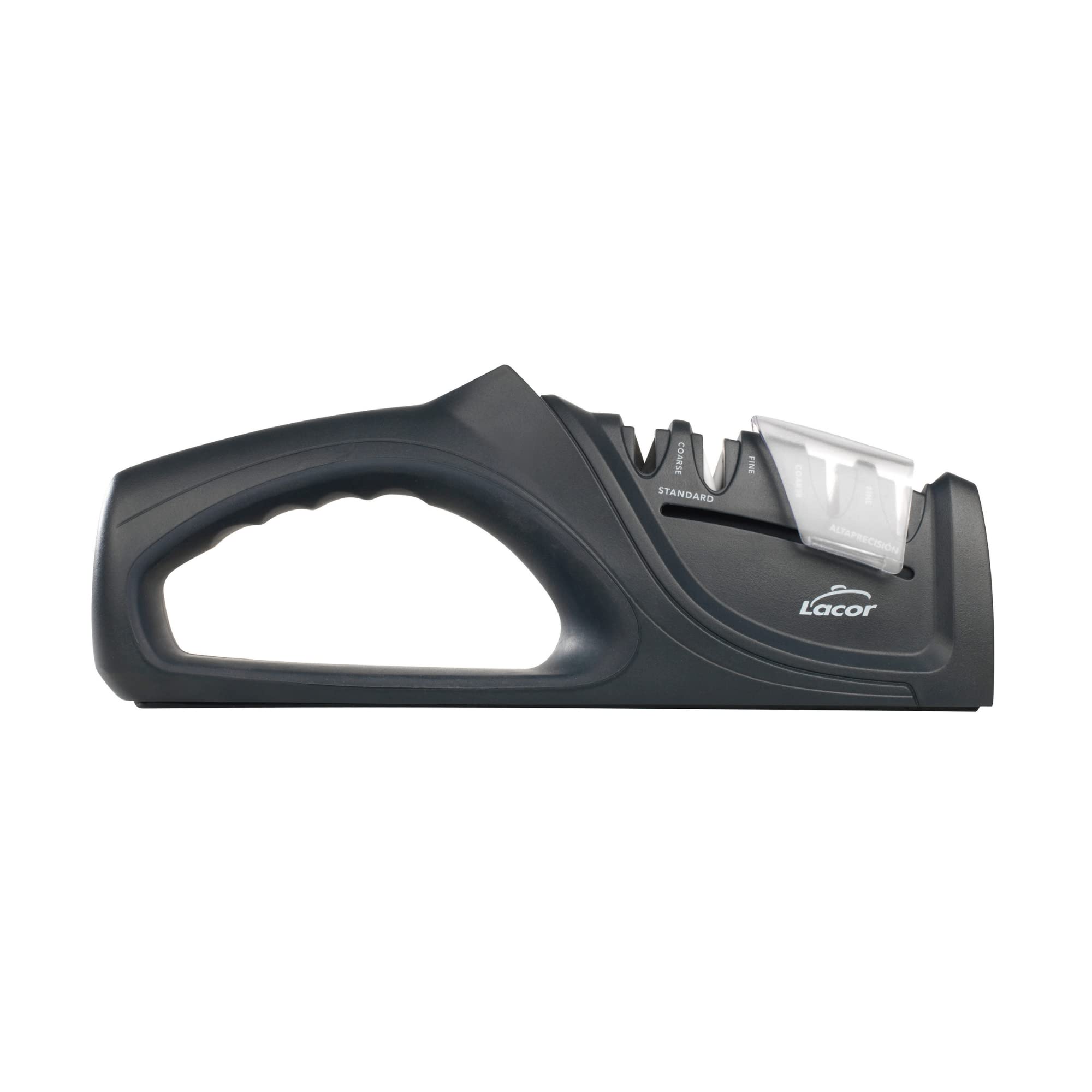 Lacor 39266 Sharpener, Black