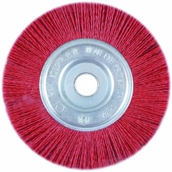 Task Tools T25659 1/2-Inch to 5/8-Inch Coarse Nylon Wheel Brush with6-Inch Diameter