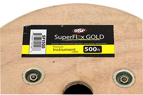 Elite Core SFI-500 SuperFlex GOLD and Bulk Spool Premium Instrument Cable 500-Feet