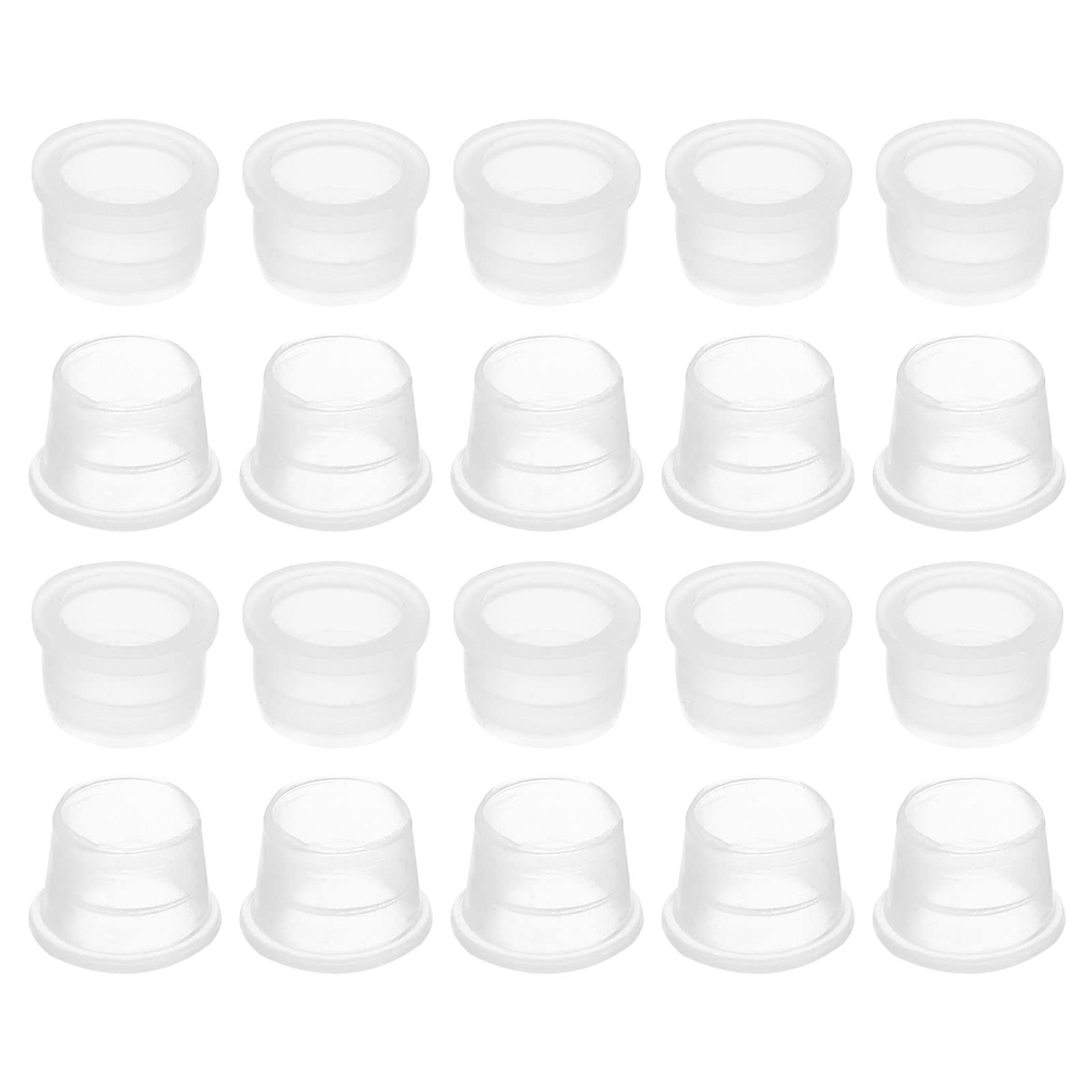 PATIKIL Lamp Pipe Cord Protector, 150 Pack Plastic Tube Hole Washer Liner Bushing for 1/8 IPS Pipe, Clear 5.5mm ID x 6mm Height