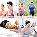 Bluetooth Sleep Headphones - The Young's Bluetooth Sport Headband Wireless Sleeping Headphones for Workout Jogging Yoga - Black and Blue