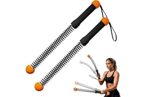 2 Pcs Weighted Ropeless Battle Ropes for Home Gym Portable Arm Exerciser Heavy Duty Workout Rope Strength HIIT Aerobic Traini